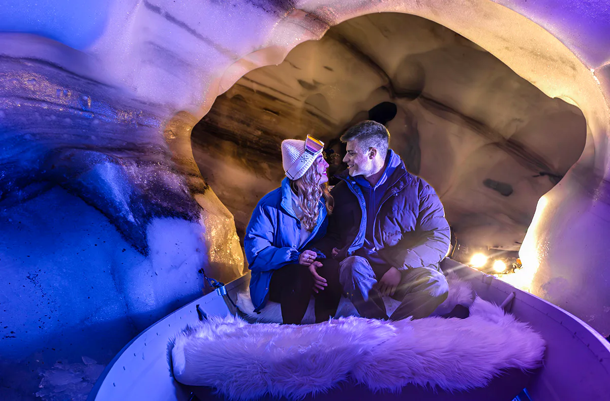 Hintertuxer Gletscher Tour im Natureispalast für 2 - 6