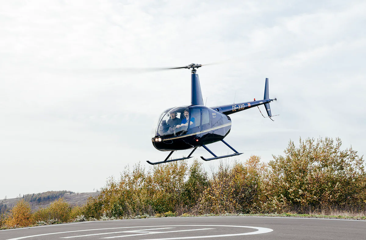 Hubschrauber Rundflug Würselen (30 Min.) - 5