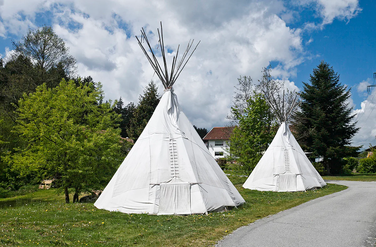 Außergewöhnliche Übernachtung im Tipi Viechtach für 2 - 1