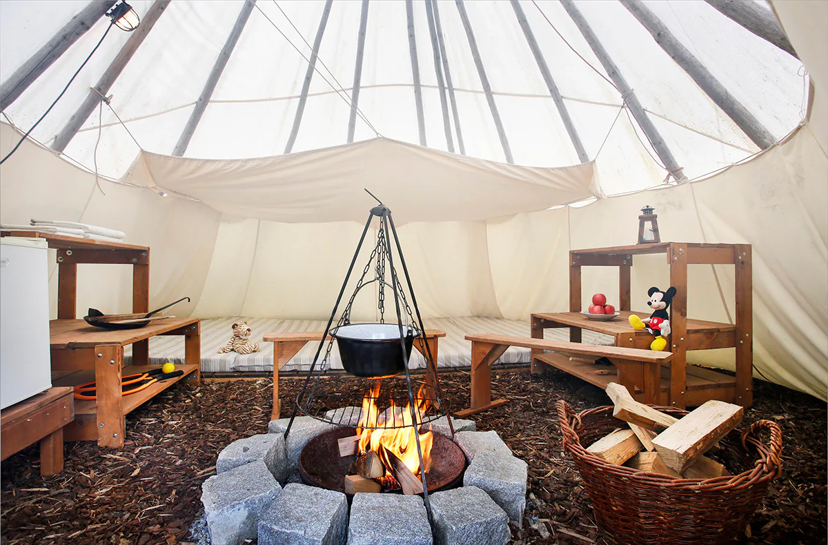 Außergewöhnliche Übernachtung im Tipi Viechtach für 2 - 3