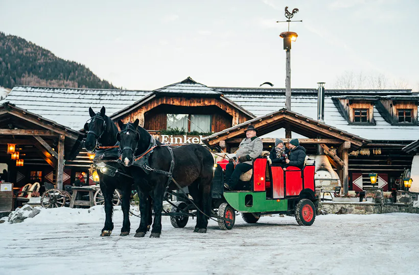 Romantische Pferdekutschenfahrt Bad Kleinkirchheim für 2