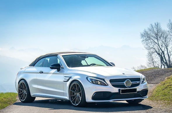 Mercedes C63 Brabus mieten Amtzell (1 Tag)