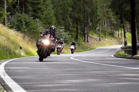Motorradtraining Kurvenfahrt