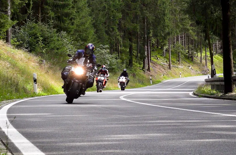 Motorradtraining Kurvenfahrt
