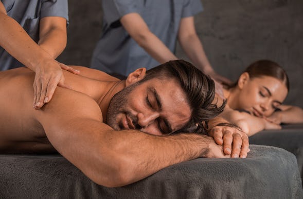 Romantische Massage für 2