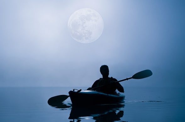 Paddel-Tour im Mondschein für 2