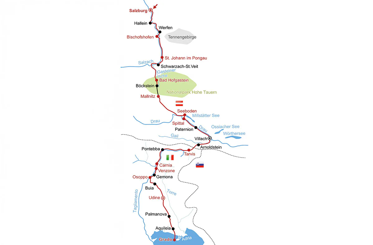 Radreise Villach-Grado für 2 (5 Nächte) - 4
