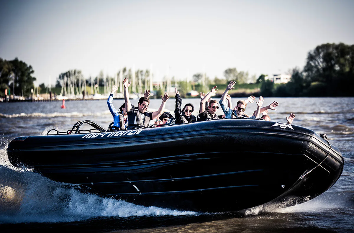 RIB Speedboat fahren in Hamburg (75 Min.) - 3