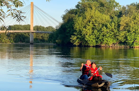 Romantische Kanu Abendfahrt für 2 (5 Std.)