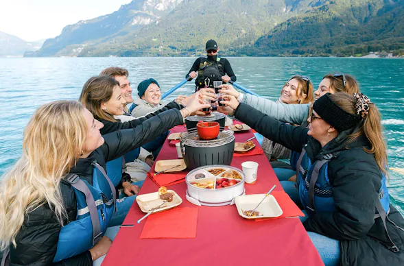 Schoko-Fondue Float Wilderswil