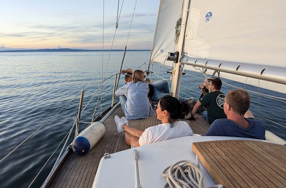 Segeln am Abend Bodensee für 2