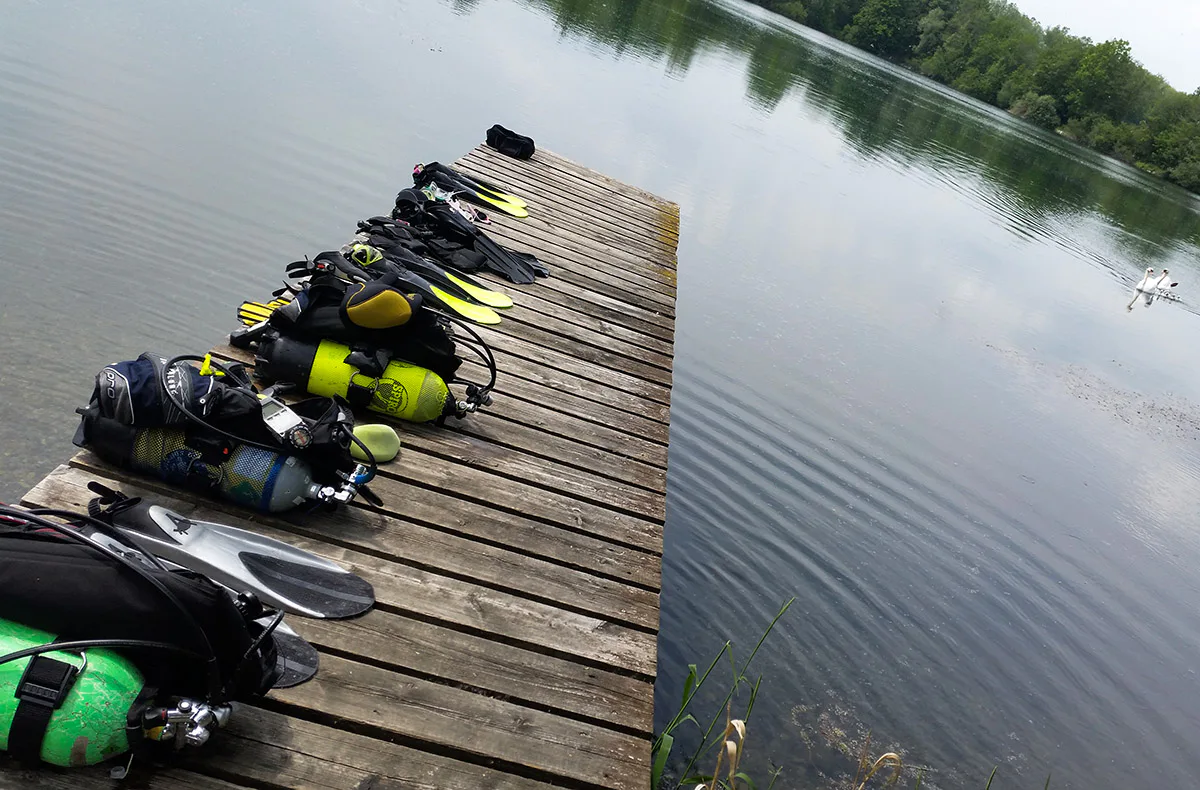 Tauchschnupperkurs im See Illerrieden - 4