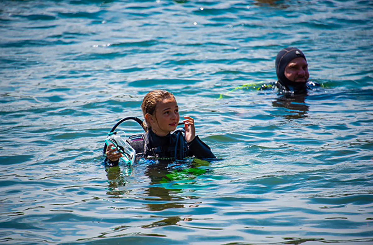 Tauchschnupperkurs im See Illerrieden - 5