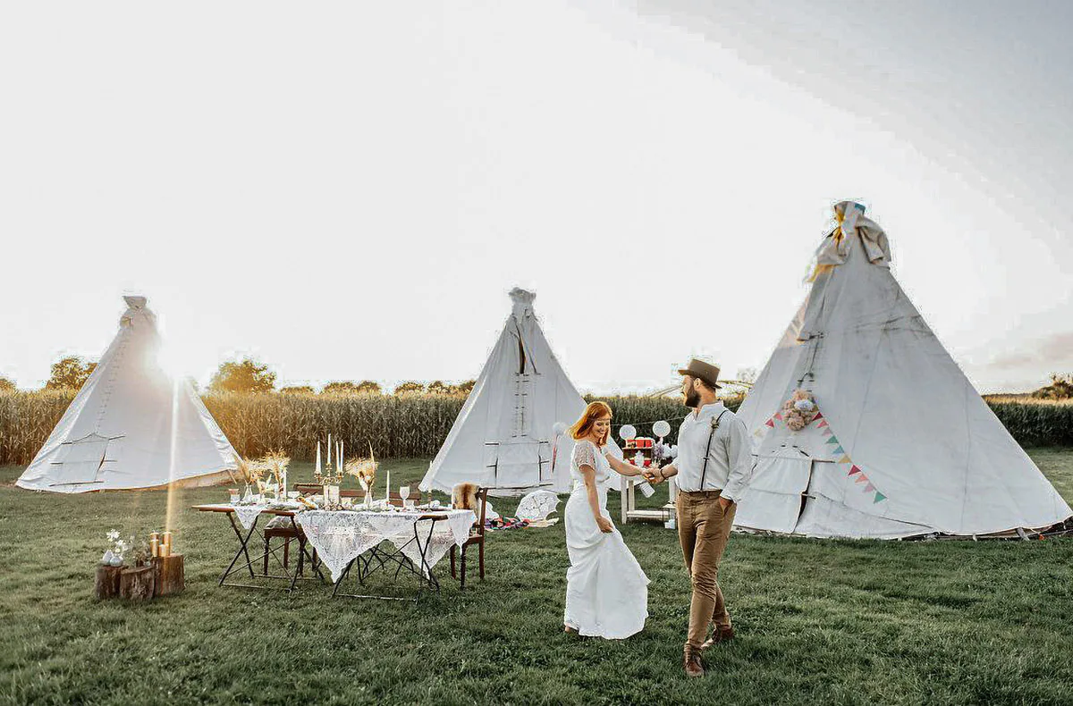 Tipi Übernachtung Bad Salzungen für 2 (1 Nacht) - 1