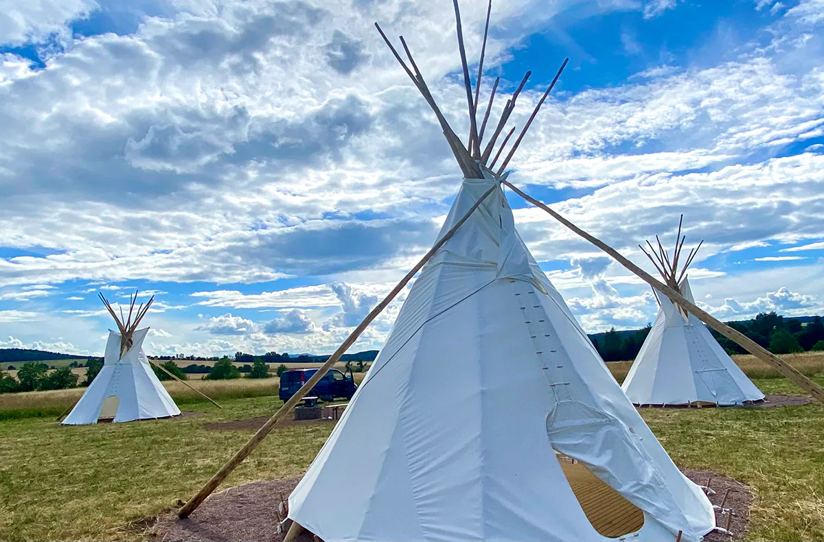 Tipi Übernachtung Bad Salzungen für 2 (1 Nacht) - 2