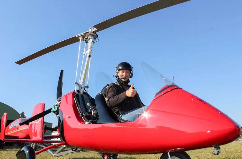 Tragschrauber Rundflug Grube (90 Min.)
