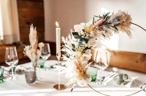 Trockenblumen Kranz selber machen Pliening