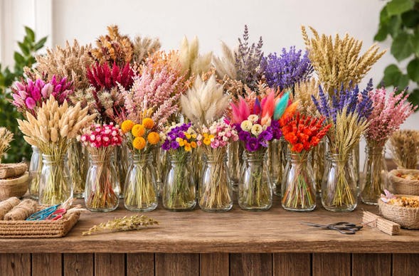 Trockenblumen Strauß selber machen München