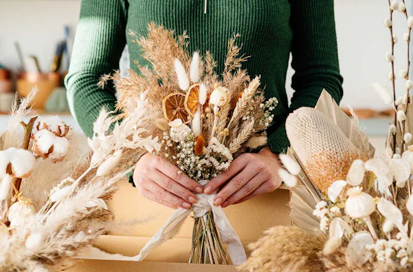 Trockenblumen Strauß selber machen Neuburg a.d.Donau