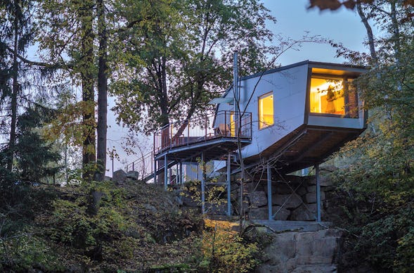 Übernachtung im Haus an der Klippe oder am Teich (Fr-So)