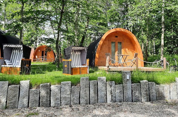 Übernachtung im Premium Pod am Wasser Silberstedt für 2 (2 Nächte)