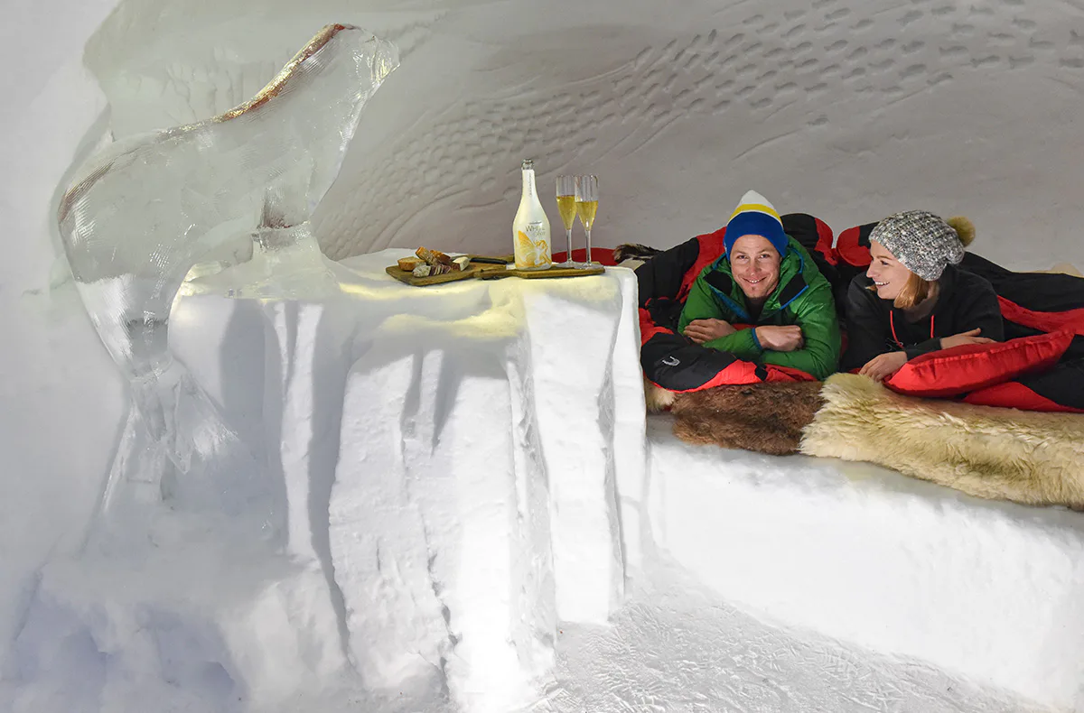 Übernachtung im Romantik-Iglu Davos für 2 (1 Nacht) - 5