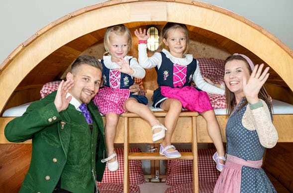 Übernachtung im Weinfass für 4 Grub an der March