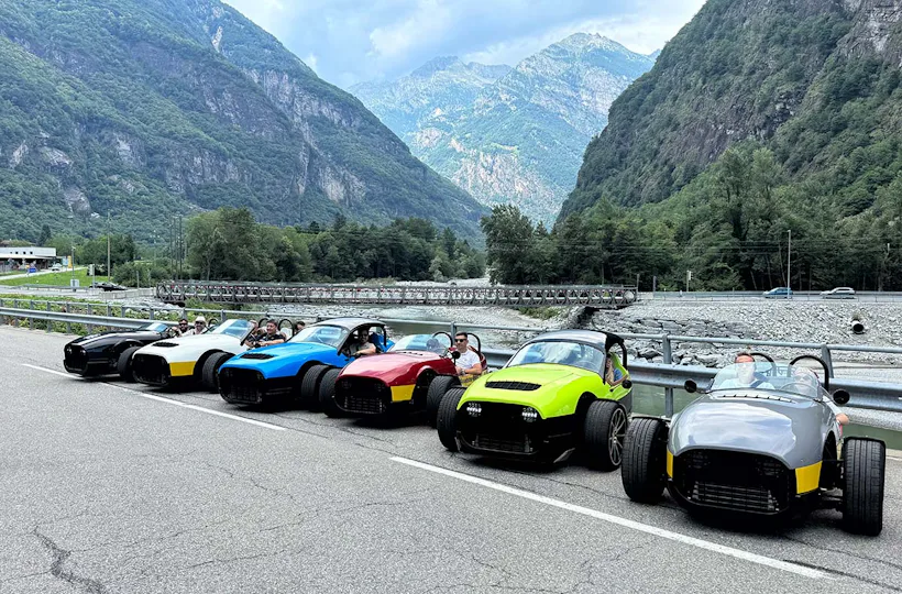 Vanderhall Roadster Fahrt ab Locarno (Morning Ride 3h)