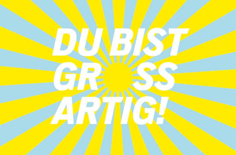 Flexibles Geschenk Du bist großartig