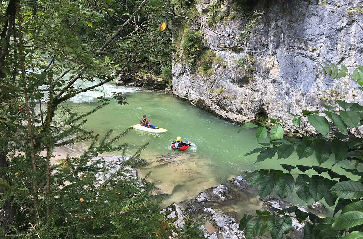 Wildwasser-Tubing Abtenau-Voglau für 2 - 1