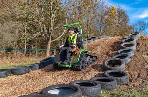 Ziesel fahren Stiege (15 Min.)