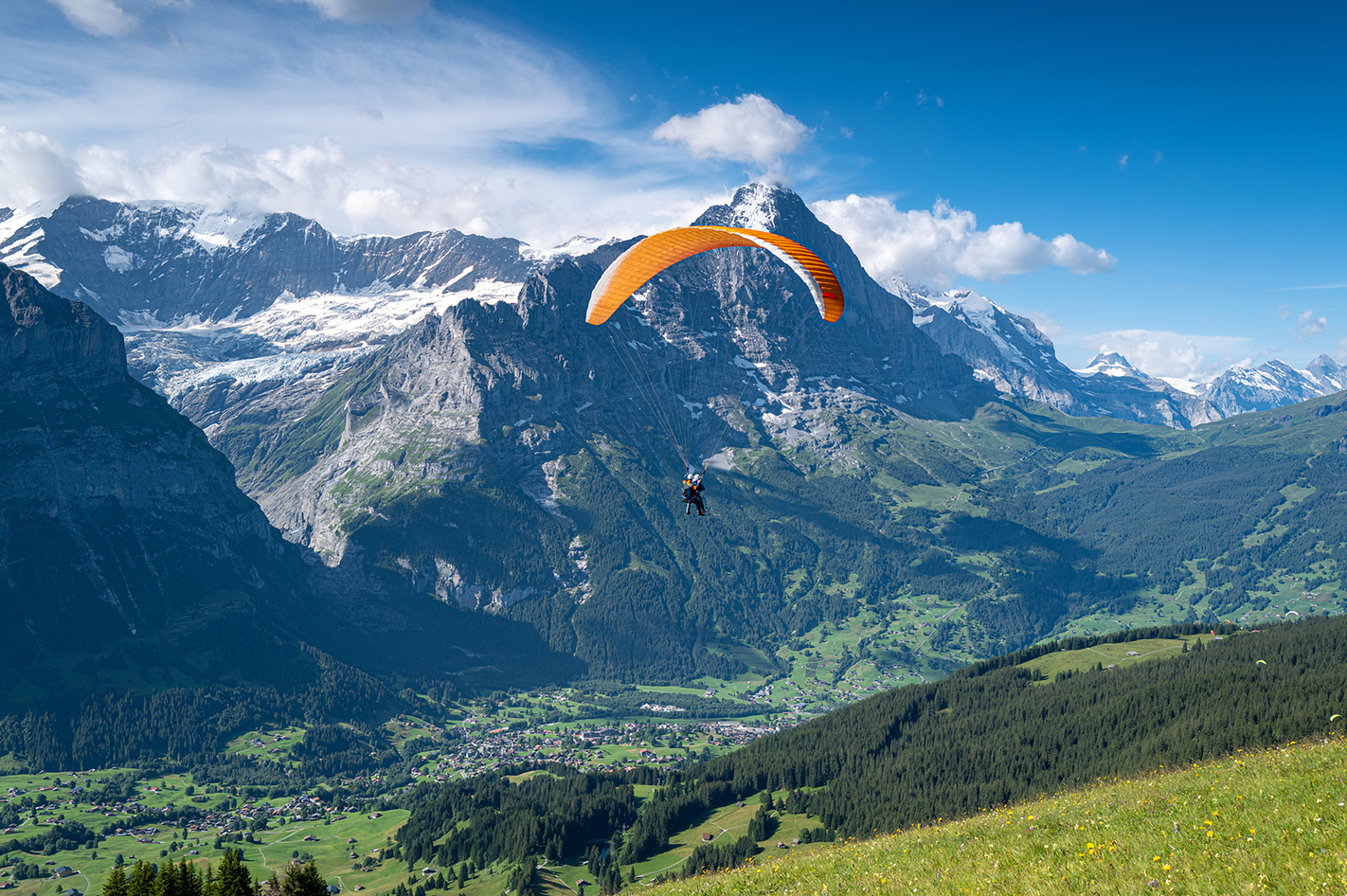 Gleitschirm Tandemflug in Samerberg