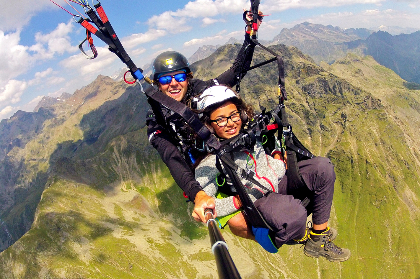 Gleitschirm Tandem für Kinder