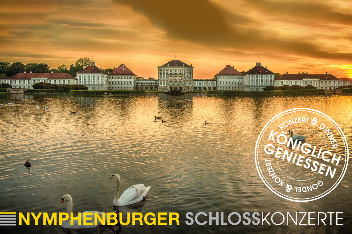 Konzert-Dinner für 2 im Schloss Nymphenburg