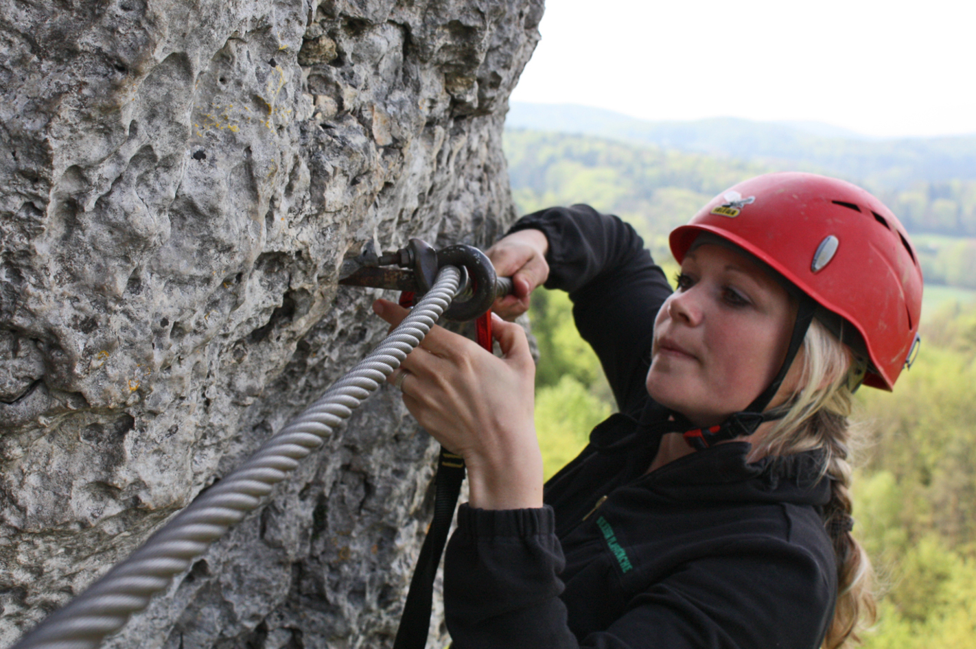 Klettersteig für Einsteiger in Hirschbach