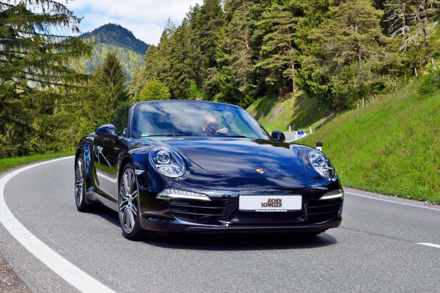 Porsche 911 Cabrio-Tour im Allgäu in Eisenberg