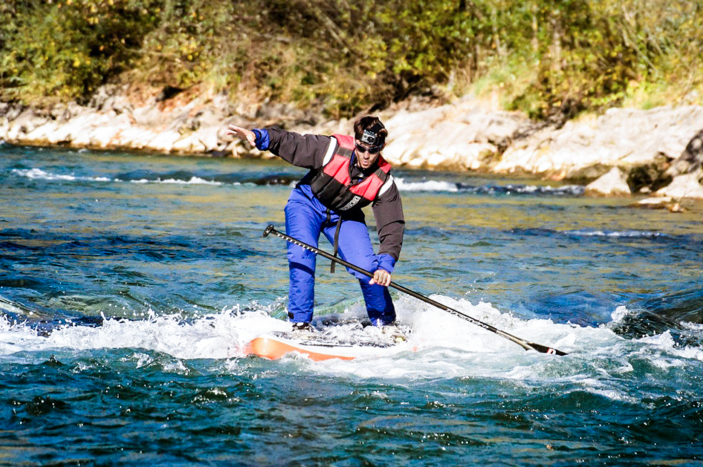 Stand Up Paddling-Flußtour auf der Enns in Öblarn