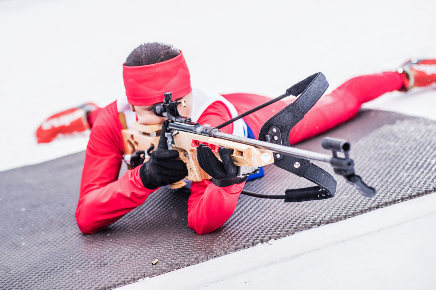 Biathlon-Schießtraining in Reit im Winkl