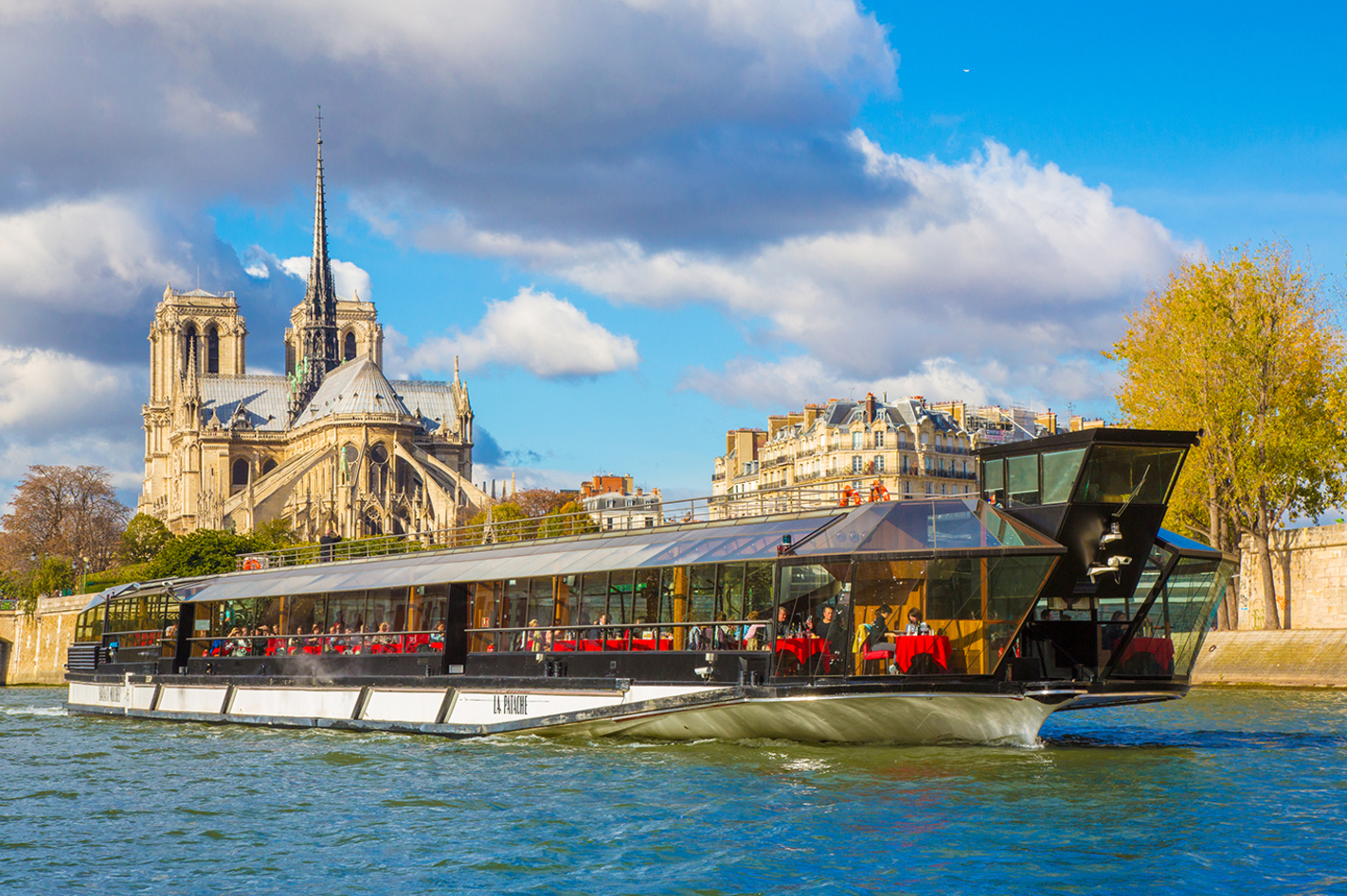 Bootsfahrt auf der Seine mit Mittagessen in Paris