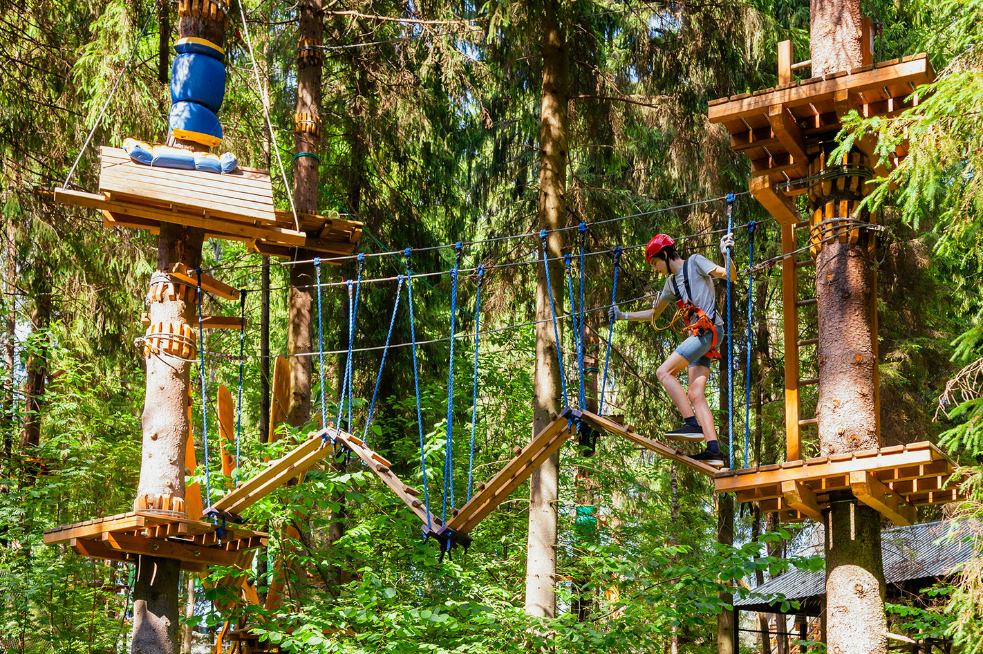 Kletterparcours im Waldseilgarten für 2 in St. Johann in Tirol