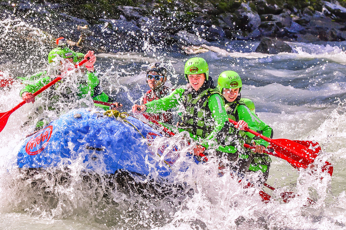 Rafting Halbtagestour auf dem Inn/ Imster Schlucht Haiming