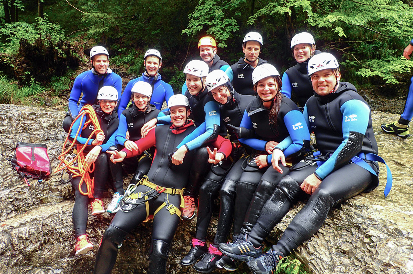 Canyoning im Blunataul für Fortgeschrittene (5 Std.)