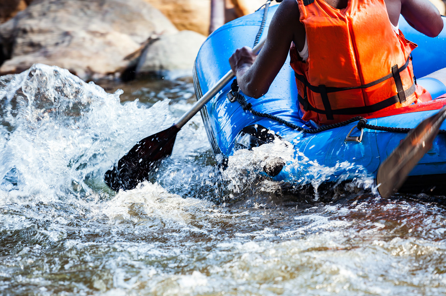 Rafting Halbtagestour auf dem Vorderrhein in Ilanz