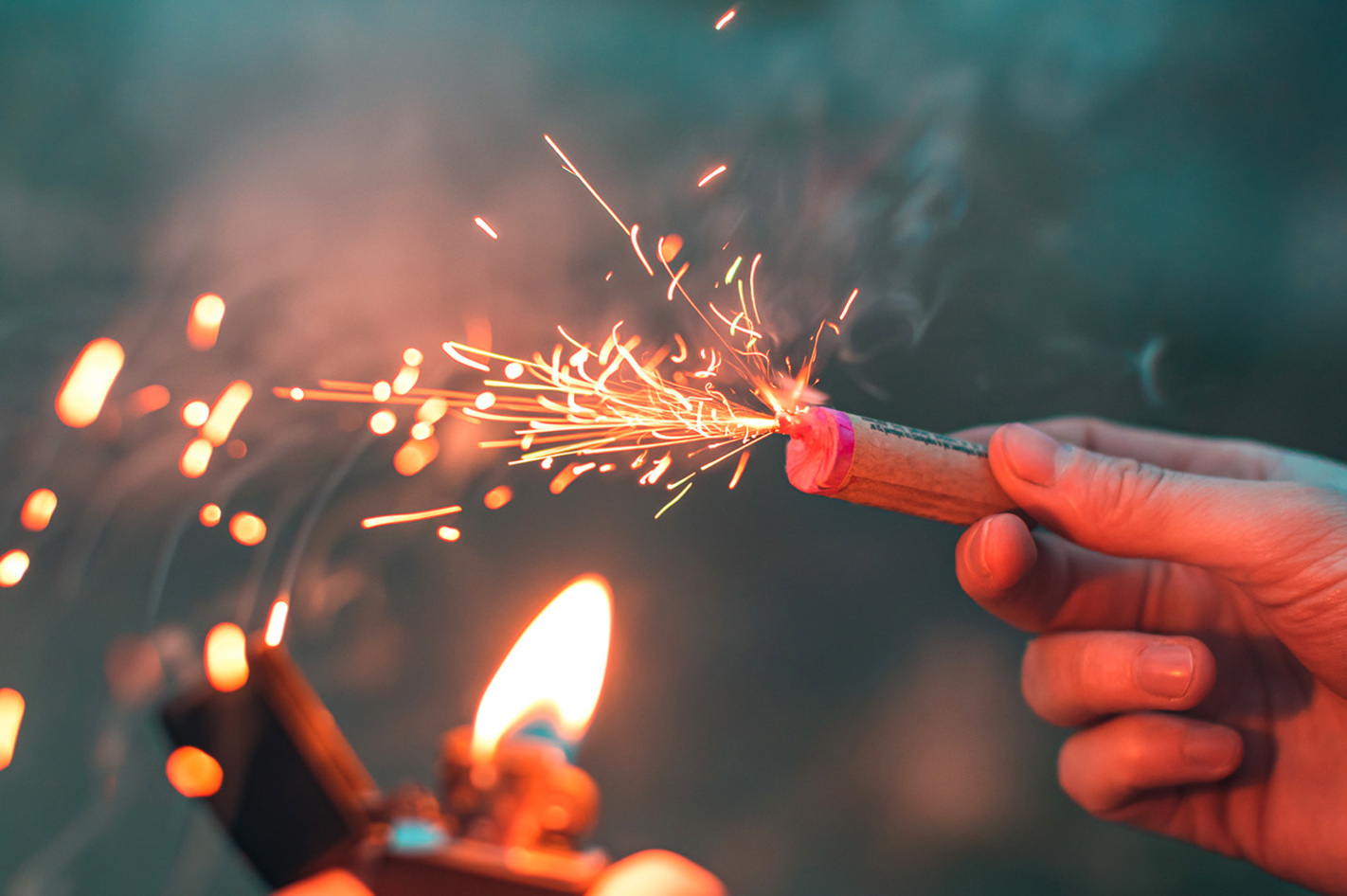 Pyrotechnik / Feuerwerk