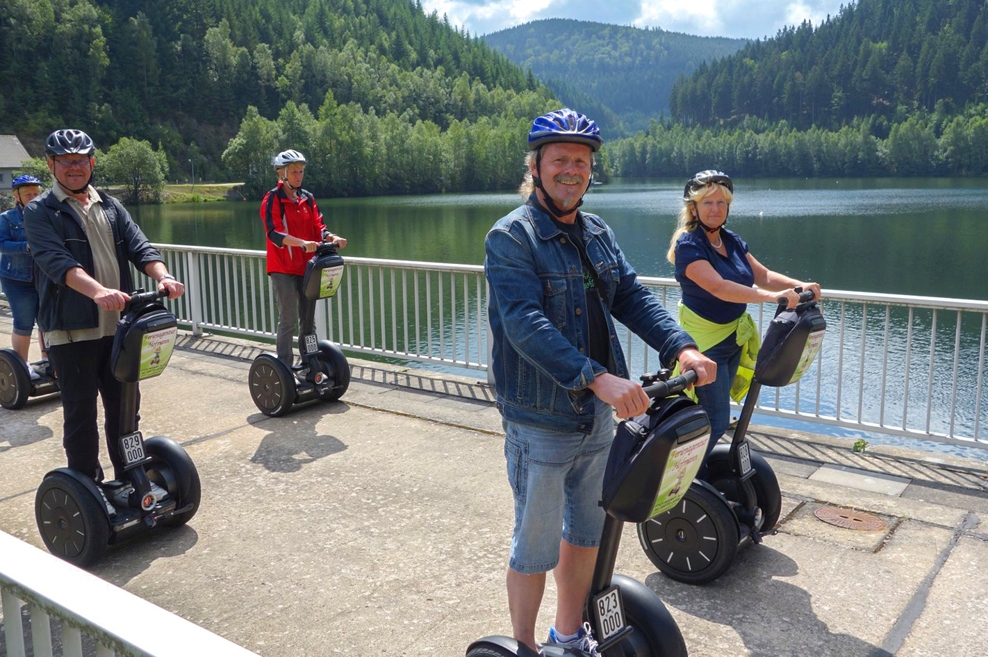 Segway fahren in Meura (Talsperre Leibis Lichte)