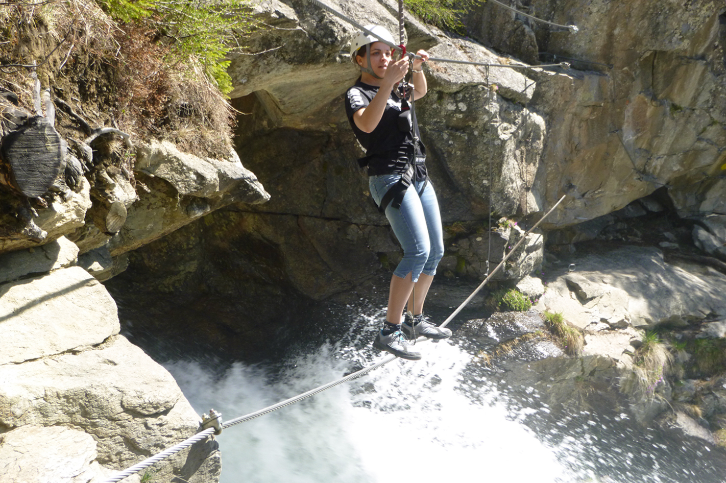 Einsteiger Klettersteig in Tirol in Haiming