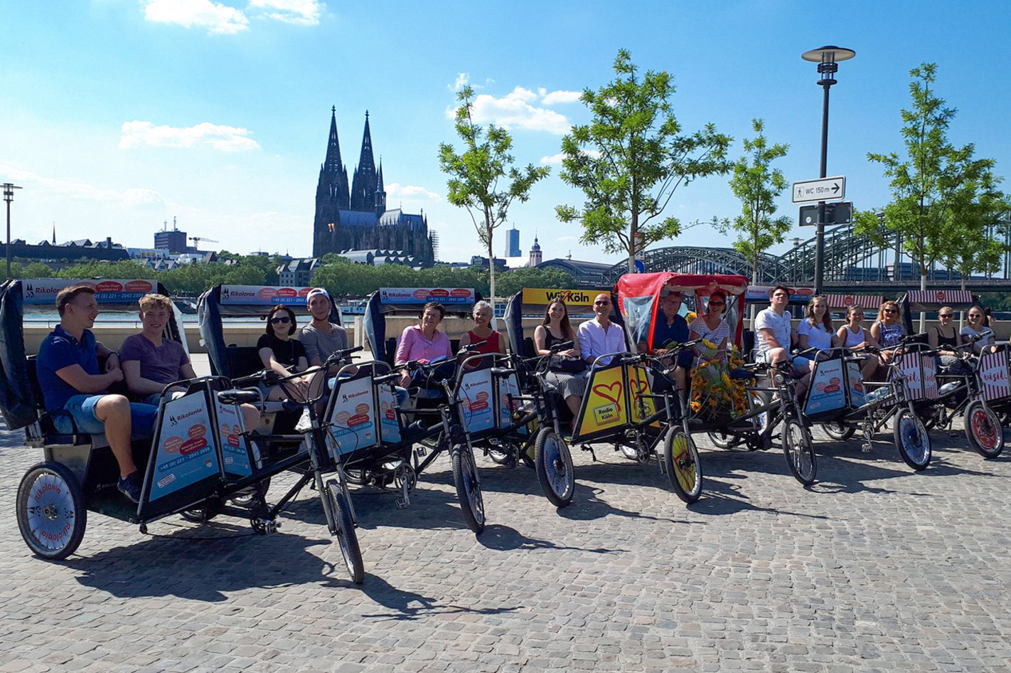 Rikscha Tour in Köln (1 Stunde)