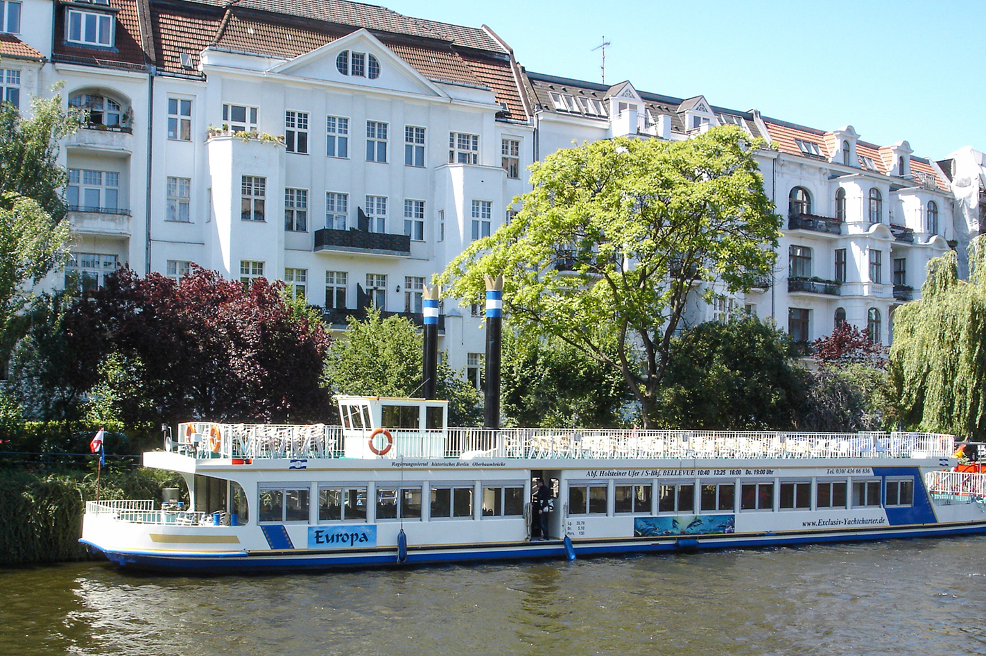 Berlin Schifffahrt Berlin (2 Stunden) in Plane rund 2 Stunden ein.