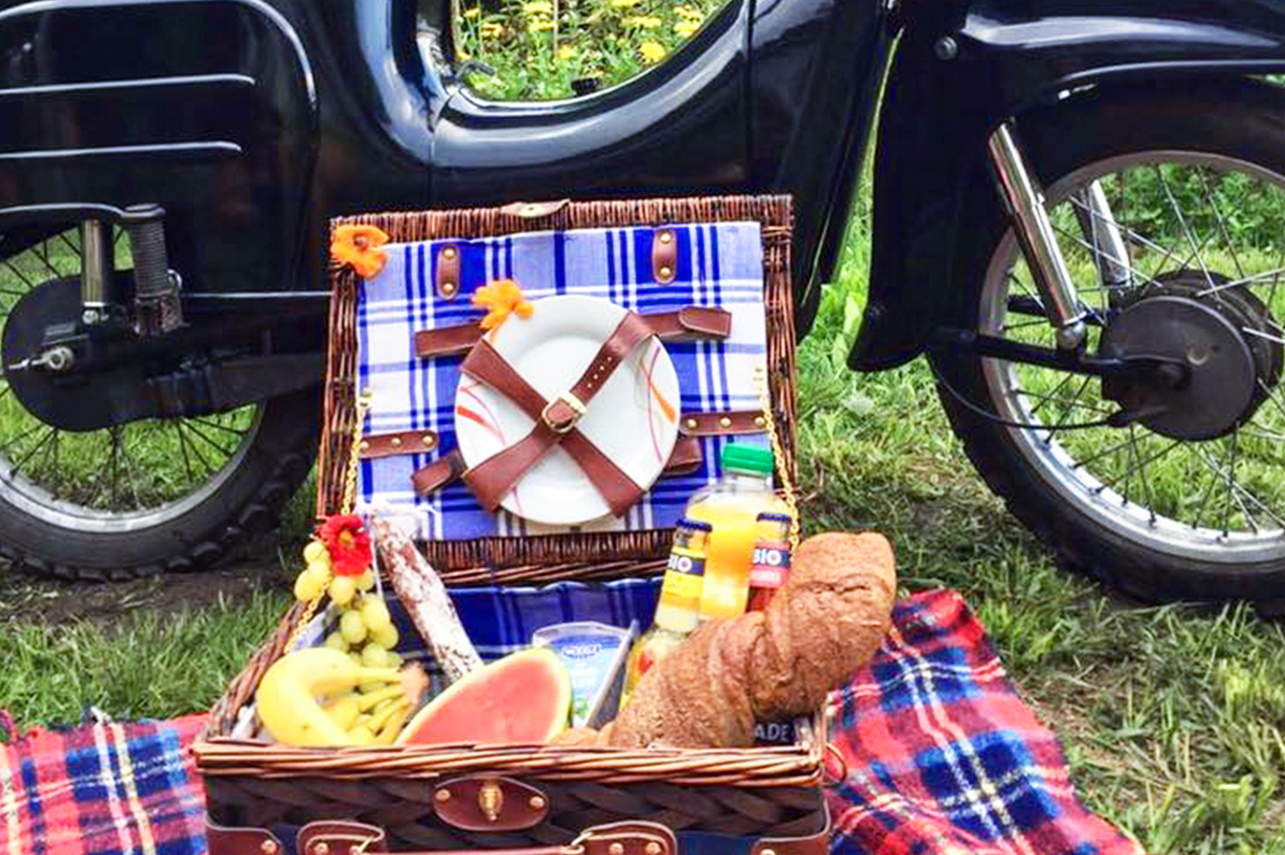 Roller mieten mit Picknick in Leipzig (1 Tag)