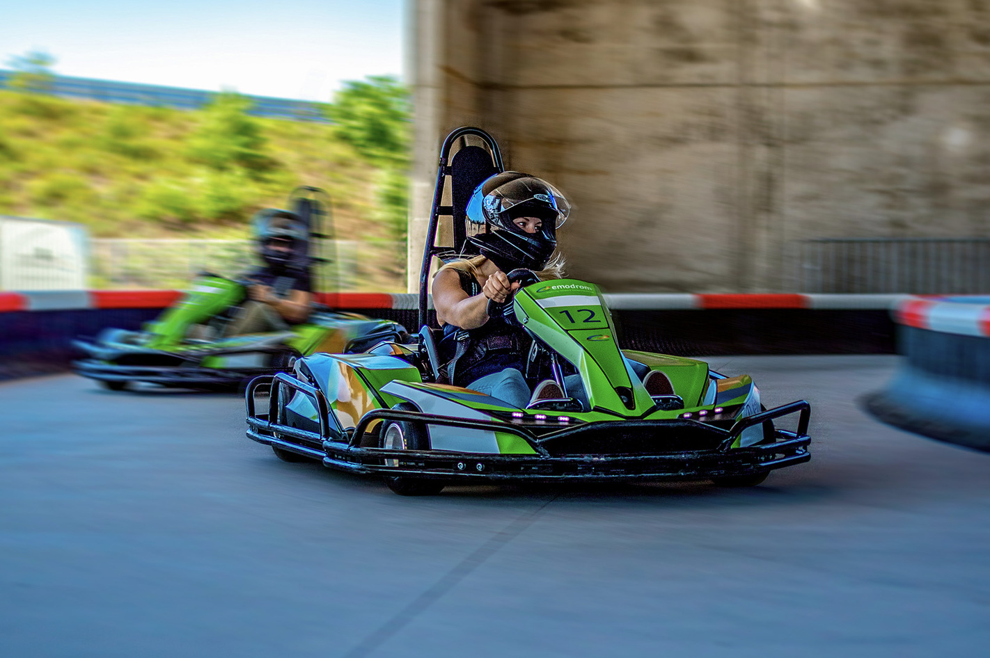 E Kart fahren am Hockenheimring